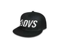 DVS Snapback Cap - BLACK/WHITE