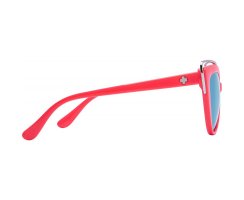 JULEP Sunglasses CORAL - GRAY WITH LIGHT BLUE FLASH MIRROR