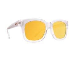 SHANDY Sunglasses CRYSTAL - GRAY WITH GOLD MIRROR