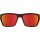 DIRTY MO 2 Sunglasses MATTE BLACK RED BURST - HD PLUS ROSE POLAR WITH RED SPECTRA MIRROR