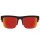 DISCORD 50/50 Sunglasses SOFT MATTE BLACK TRANSLUCENT ORANGE - HD PLUS GRAY GREEN WITH ORANGE SPECTRA MIRROR