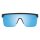 FLYNN 50/50 Sunglasses MATTE BLACK - Happy Boost Bronze Polar Ice Blue Spectra Mirror