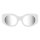 HANGOUT Sunglasses Matte White - Bronze Platinum Spectra