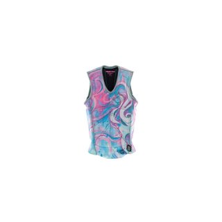 Cardigan Women Vest gry/aqua S