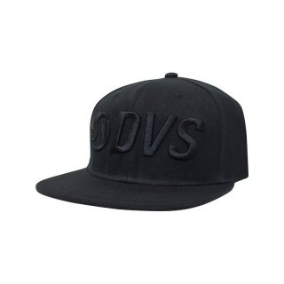 DVS Snapback Cap - BLACK/BLACK