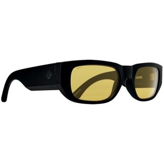 GENRE Sunglasses Matte Black - Happy Yellow