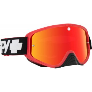 WOOT RACE MX Goggle SLICE RED - HD SMOKE w/ RED SPECTRA + HD CLEAR AFP